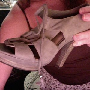 Coach grey suede shoes 8.5